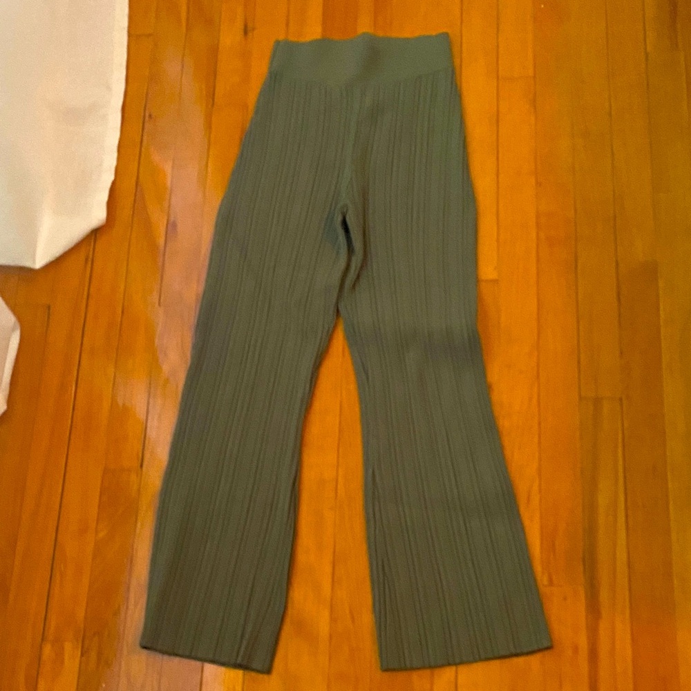 Veronica Beard Massaro rib knit Pants M - Picture 2 of 4